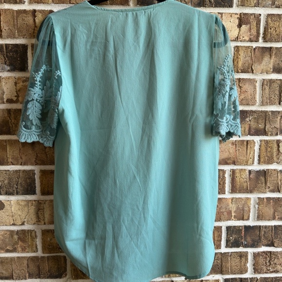 Kaii Blue Blouse Elegant and Versatile Top - Picture 4 of 7